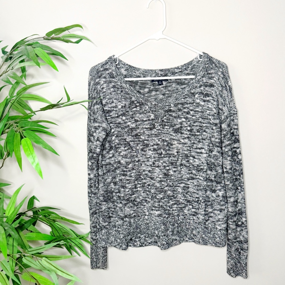 American Eagle Outfitters Space Dye Knit Sweater Small